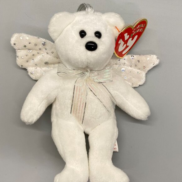 Ty Jingle Beanies Angel Bears Ornaments 2001 Halo 2002 Halo II 2003 Herald - Picture 12 of 16